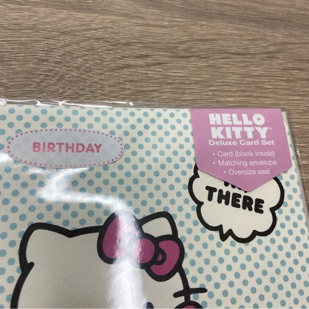 Hello Kitty Birthday Card Deluxe Card Set NEW